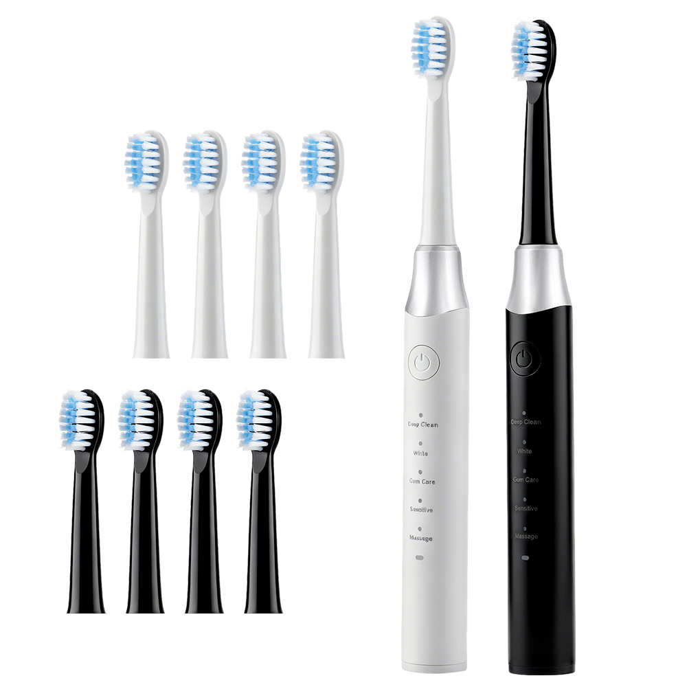 Teeth Whitening Toothbrush - Electric Sonic Toothbrush 2-Minute Smart Timer
