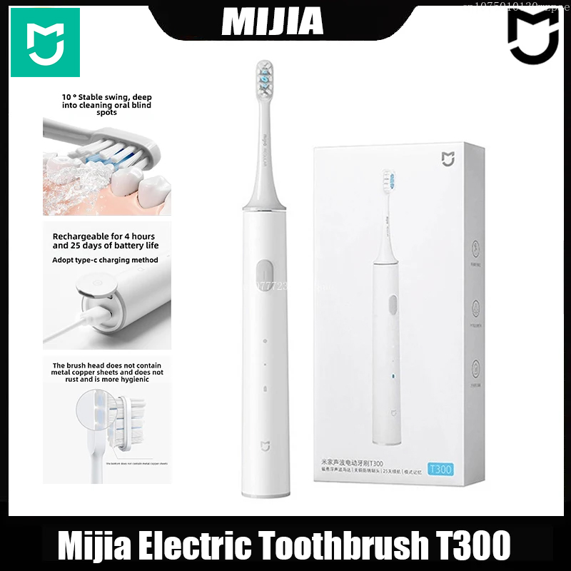 Mijia Electric Toothbrush T300 - Teeth Whitening Toothbrush 评论和价格