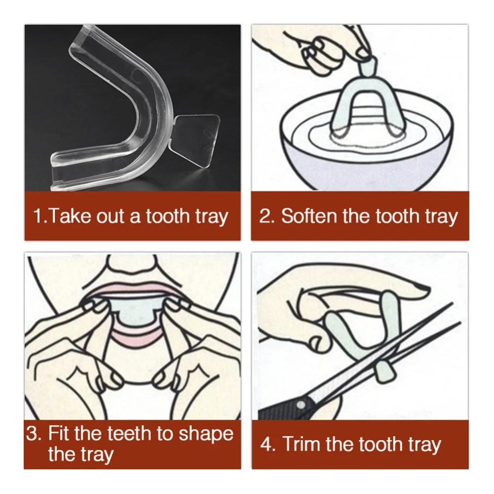 1-4Pc Anti Snoring Bruxism Sle - Teeth Whitening Mouth Guard 评论和价格