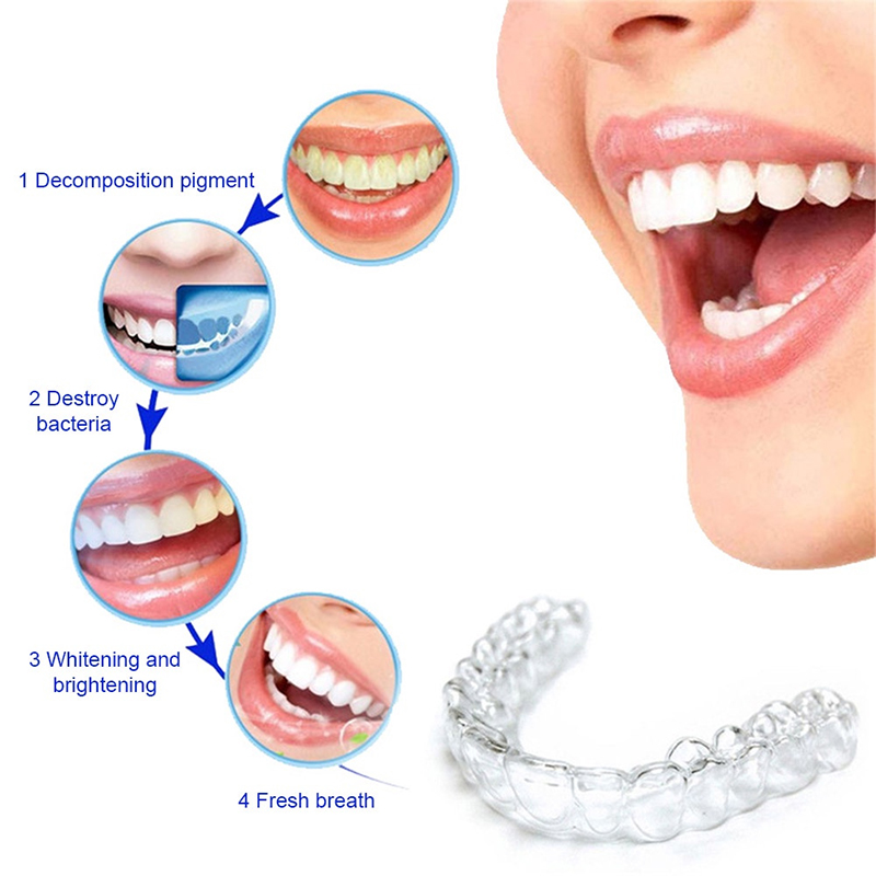 Comfort Fit Silicone Mouth Tra - Teeth Whitening Mouth Guard 评论和价格