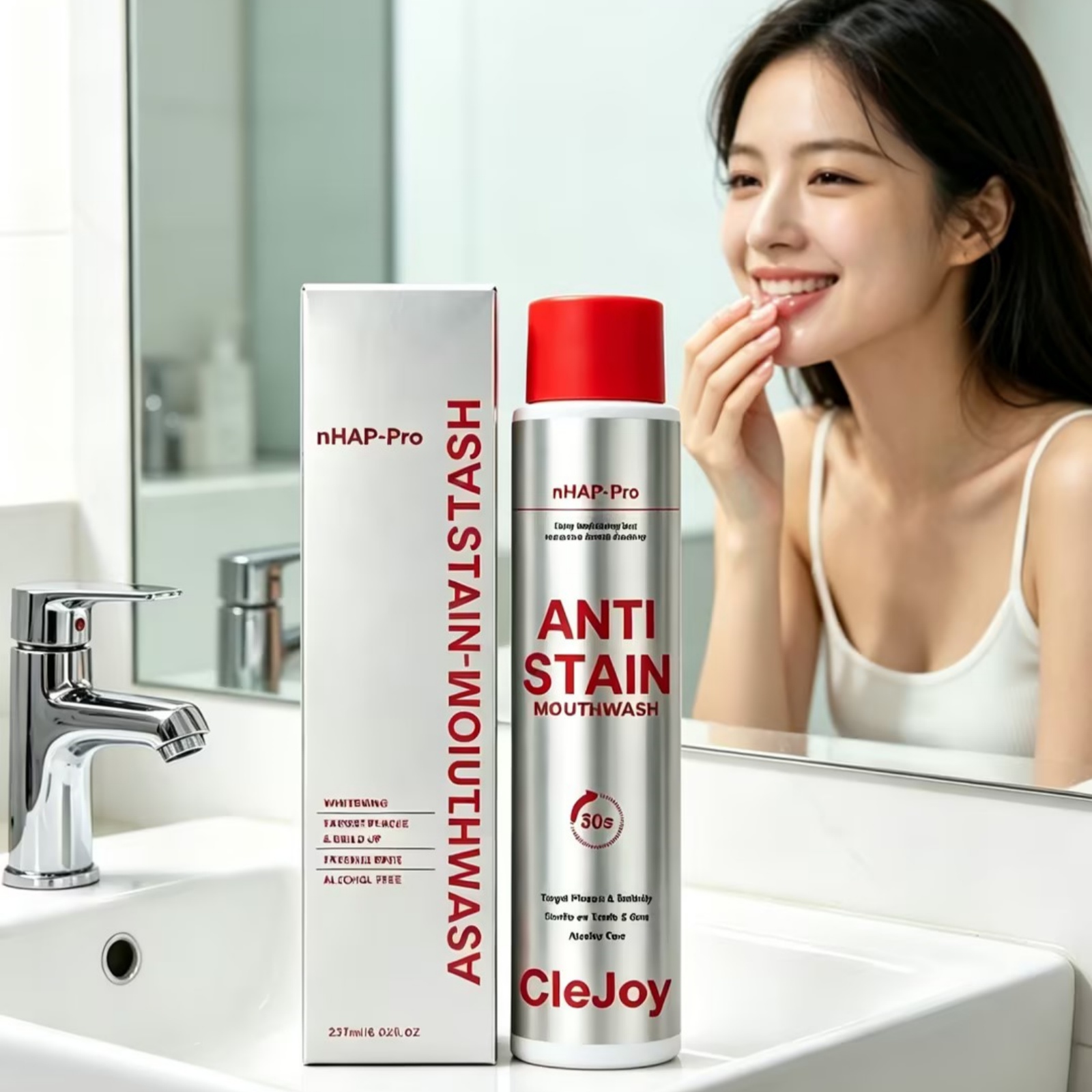Clejoy Teeth Mouthwash Long La - Teeth Whitening Mouthwash 评论和价格