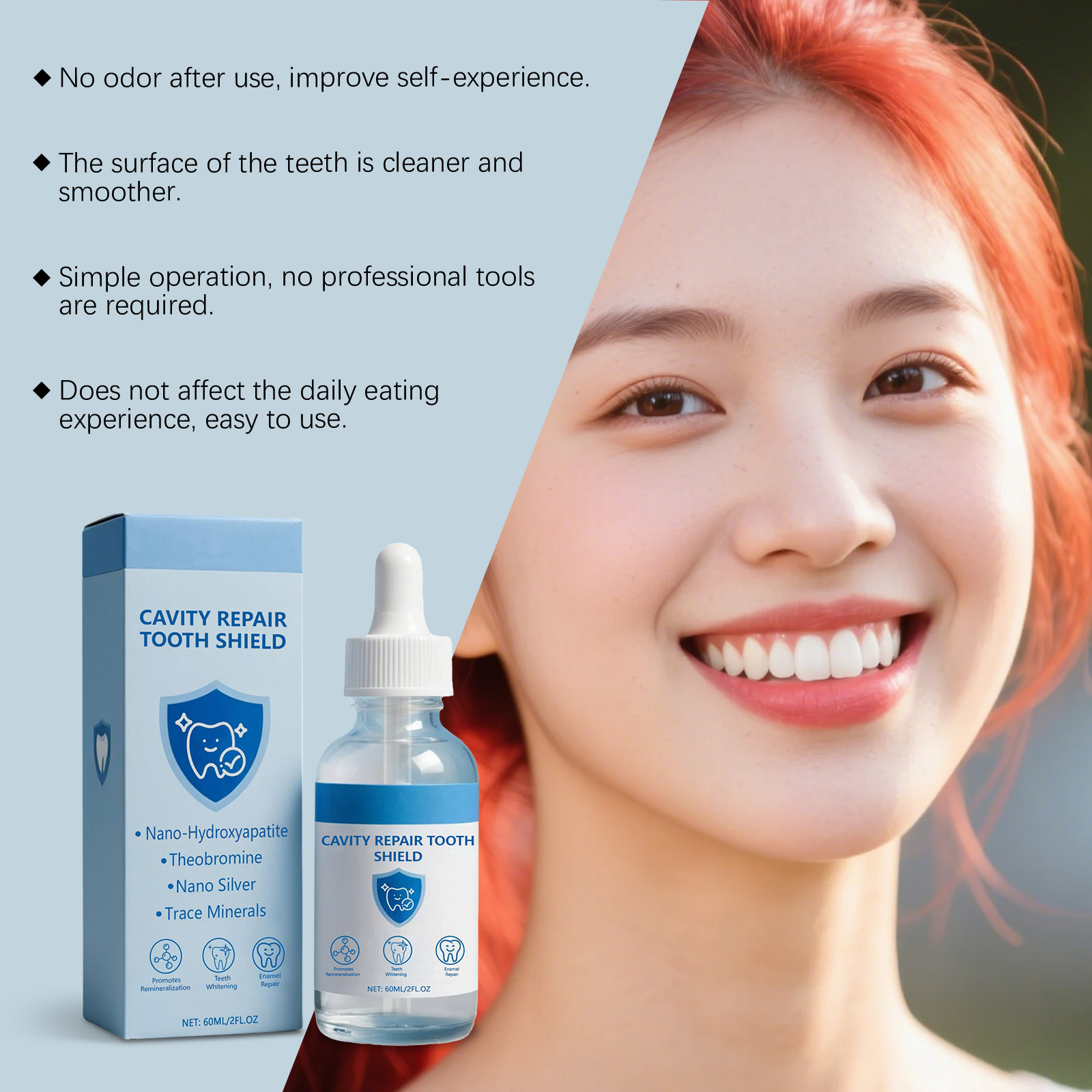 Cavity Repair Tooth Serum Gent - Teeth Whitening Essence 评论和价格