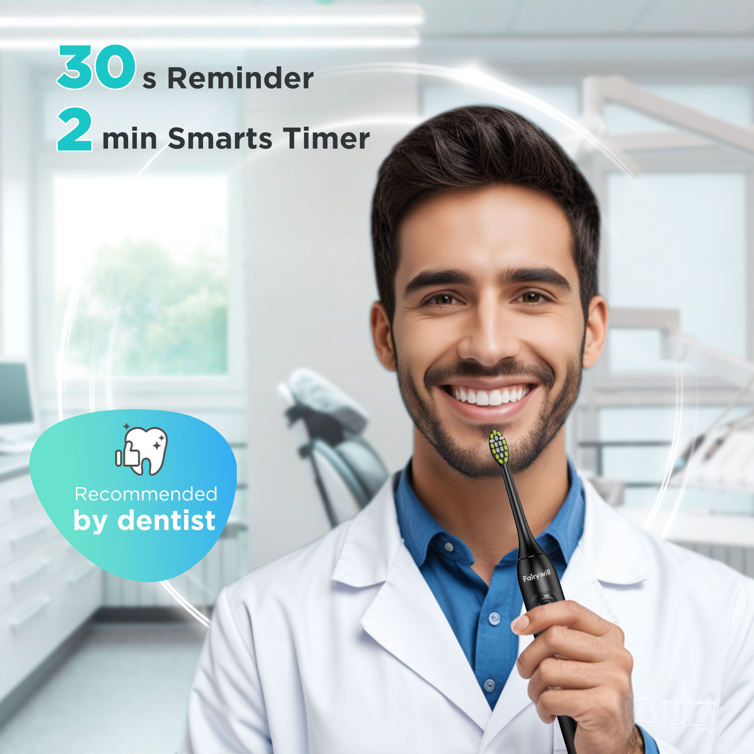 Fairywill Electric Sonic Tooth - Teeth Whitening Toothbrush 评论和价格