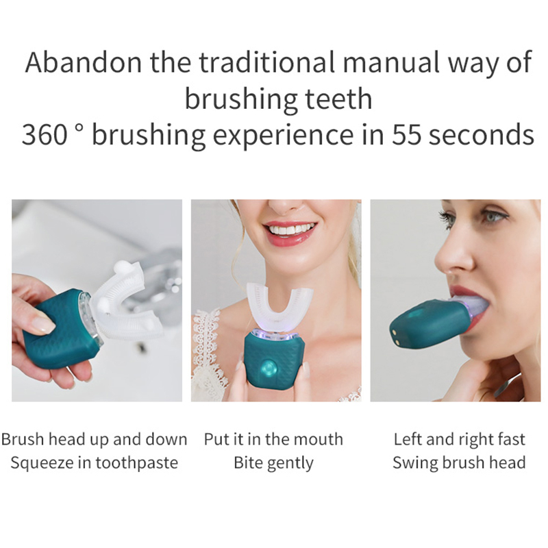 U-Shaped Electric Toothbrush A - Teeth Whitening Toothbrush 评论和价格