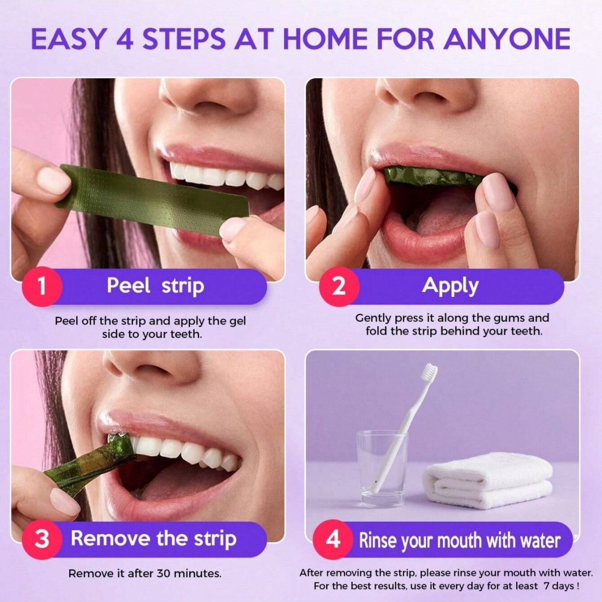 Deluxe Whitening Teeth Sticker - Teeth Whitening Singapore 评论和价格