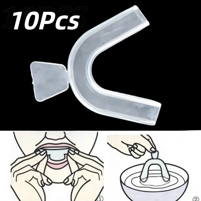 10Pcs/set Silicone Mouth Guard - Teeth Whitening Mouth Guard 评论和价格