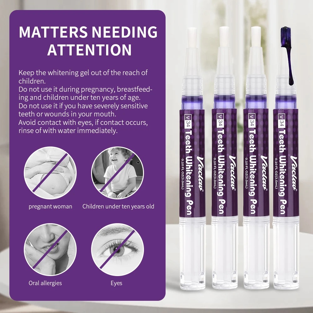 Vaclav V34 Purple Teeth Whiten - Teeth Whitening Essence 评论和价格